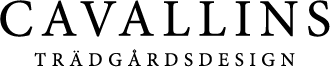 Cavallins trädgårdsdesign logotype